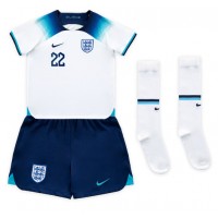 England Jude Bellingham #22 Hjemme Trøje Børn VM 2022 Kortærmet (+ Korte bukser)